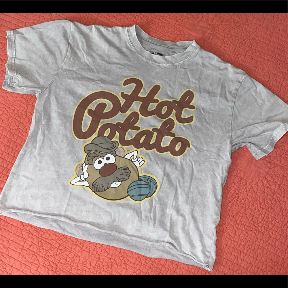 Disney Mr. Potato Head crop tee.